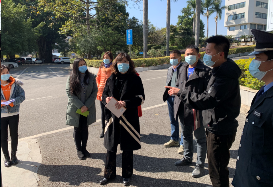 强化监视检查 筑牢总厂疫情防控防地