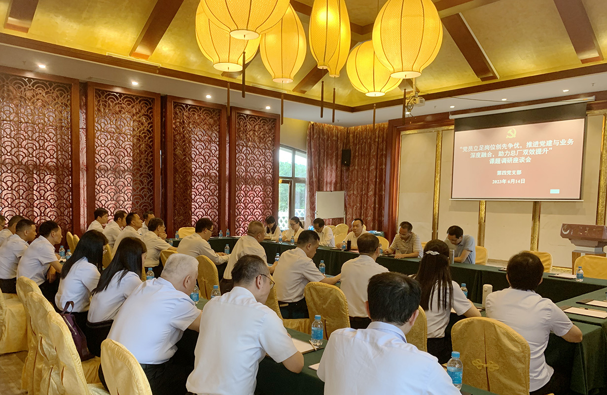 党建引领谱新篇，，，，，，，，实地调研促生长——总厂党委书记许镇江到金戈车间党支部、第四党支部开展调研座谈